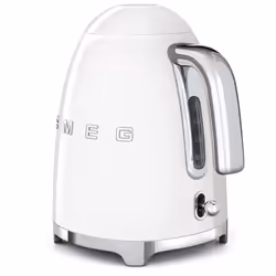 Smeg 50's Style Retro Range Breakfast Set, 1.7L 3000W Kettle and Multi-Functional Control 4-Slice 2000W Toaster White
