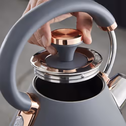 Tower Cavaletto Kitchen Set, 1.7L Rapid Boil Kettle & 4 Slice Toaster, Grey and Rose Gold, T10044RGG, T20051RGG - Additional view 5