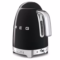 Smeg 50's Style Retro Range Breakfast Set, 1.7L 3000W Variable Temperature Kettle and Multi-Functional Control 2-Slice 950W Toaster, Black - Additional view 5