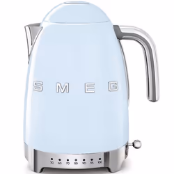 Smeg 50's Style Retro Range Breakfast Set, 1.7L 3000W Variable Temperature Kettle and Multi-Functional Control 2-Slice 950W Toaster