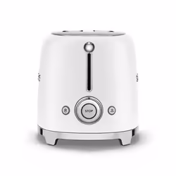 Smeg 50's Style Retro Range Breakfast Set, 1.7L 3000W Kettle and Multi-Functional Control 2-Slice 950W Toaster, Matte White, KLF03WHMUK/ TSF01WHMUK - Additional view 4