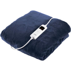 Carmen C81148BLU electric blanket 85 W Navy Fleece