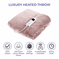 Carmen C81148PNK electric blanket 85 W Pink Polyester