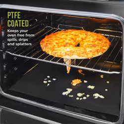Tower 3 Pack Liners, Reusable, Teflon Coated, Safe up to 260C for Gas and Electric Ovens, Fabric, Black TOVELINER - Additional view 7