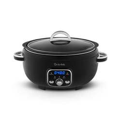 Sur La Table SLT16011BLK Core 6.5 Litre Digital Slow Cooker with Digital LED Screen, 320W, Black