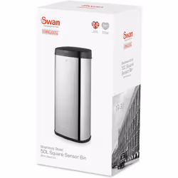Swan Townhouse Round Sensor Bin with Hands-Free Opening Motion Sensor - Additional view 7