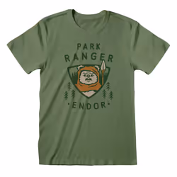 Star Wars 'Endor Park Ranger' (Green) T-Shirt - XX-Large