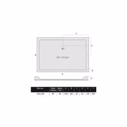 Sliding Shower Door 1100x760mm Easy Plumb Tray 8mm Safety Glass Bathroom Modern