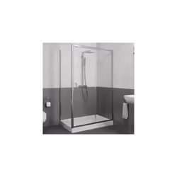 Diamond Sliding Shower Enclosure 1200 x 800mm with Easy Plumb Tray - 8mm