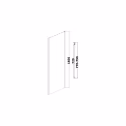 Diamond Sliding Shower Enclosure 1200 x 800mm with Easy Plumb Tray - 8mm