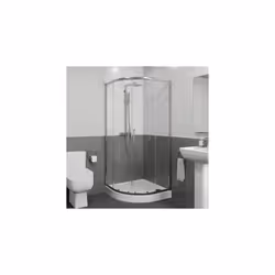Quadrant Shower Enclosure 1000mm Easy Plumb Tray 8mm Glass Bathroom Modern
