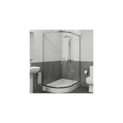 Offset Quadrant Shower Enclosure 900x760mm Easy Plumb Tray (Left Entry) 8mm Glass