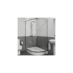 Offset Quadrant Shower Enclosure 1200x800mm Easy Plumb Tray (Right Entry) 8mm Glass