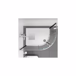 Offset Quadrant Shower Enclosure 1200x800mm Easy Plumb Tray (Right Entry) 8mm Glass