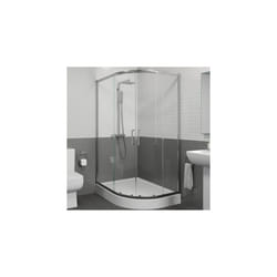 Offset Quadrant Shower Enclosure 900x760mm Easy Plumb Tray Right Entry 8mm Glass