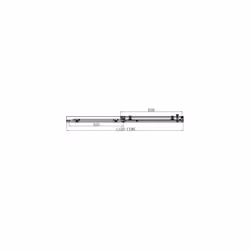 Frameless Sliding Shower Door 1200x800mm Tray 8mm Safety Glass Modern Black