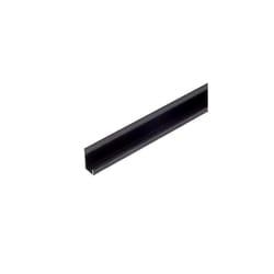 Starline Wall Panel Aluminium Edge Trim Black 2.4m