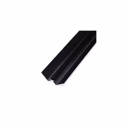 Starline Wall Panel Aluminium Internal Corner Trim Black 2.4m