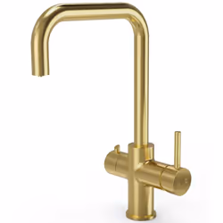 3 in 1 Instant Hot Cold Boiling Water Kitchen Mixer Tap & Tank Brushed Brass