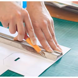 A3 450mm x 300mm Cutting Mat Non-Slip Self Healing Printed Grid Lines Matt Pad
