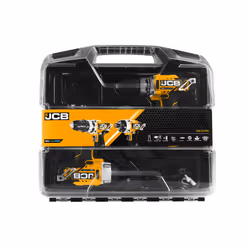 JCB 12V Twin Pack 2.0ah batteries in W-Boxx 102 Power Tool Case