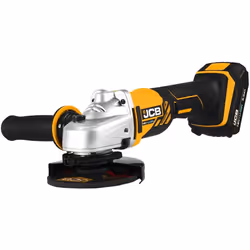 JCB - 18V Angle Grinder 2X 2.0Ah Li-ion Batteries with 2.4a Fast Charger - Angle Grinders - Stone, Paving and Metal Grinder - ...