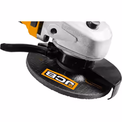 JCB - 18V Angle Grinder 2X 2.0Ah Li-ion Batteries with 2.4a Fast Charger - Angle Grinders - Stone, Paving and Metal Grinder -...