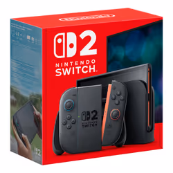 Nintendo Switch 2 + Donkey Kong Bananza + Switch 2 Camera, Nintendo Switch 2, Black, Analogue / Digital, D-pad, Home button,  ...
