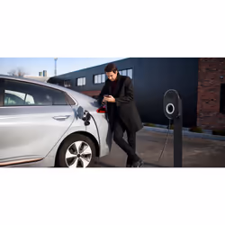 Vestel EVC04-AC22HSWDMID electric vehicle charging station Black Polycarbonate (PC) Wall 3