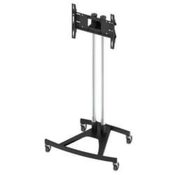 Unicol VSS-1500X2-PS2-PZX1U signage display mount 177.8 cm (70") Black, Chrome