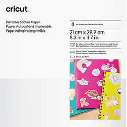 Cricut Joy Xtra Printable Sticker Paper (White) 18 Sheets