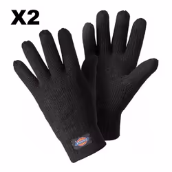 Dickies Thinsulate Knitted Cold Weather Gloves | Thinsulate Gloves - 2 Pair