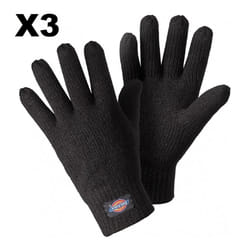 Dickies Thinsulate Knitted Cold Weather Gloves | Thinsulate Gloves - 3 Pair
