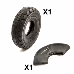 Sack Truck Trolley 10 Inch Tyre 4.10/3.50-4 & Inner Tube Set Straight Valve