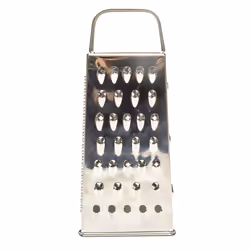 4 Sided Box Cheese Grater Stainless Steel 8 Inch Kitchen Vegetables