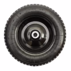 14 Inch 3.50-8 Wheelbarrow Metal Wheel & Tyre 2 Ply + Inner Tube + Bearing 350-8