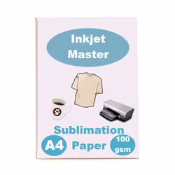 A4 Sublimation Heat Press Transfer Paper 100gsm Ream 100 Sheets Dye Cushions