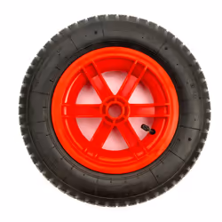 14 Inch 3.50-8 Red Spoked Wheel Pneumatic 2 Ply Tyre & Inner Tube