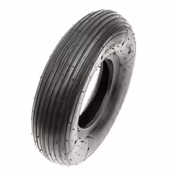 Wheelbarrow Tyre and Inner Tube 3.50-6 Ribbed Tread 2 Ply 6 Inch Wheel Barrow