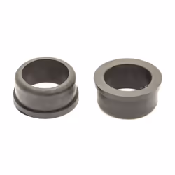 2x Plastic Reducer Bushes 35mm to 26mm Wheel Axle Bore Bush Sack Truck Trolley