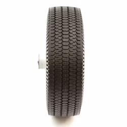 10 Inch PU Tyre Offset Metal Wheel 4.10/3.50-4 Solid Puncture Proof Sack Truck