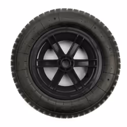 14 Inch 3.50-8 Black Spoked Wheel Pneumatic 2 Ply Tyre & Inner Tube Wheelbarrow