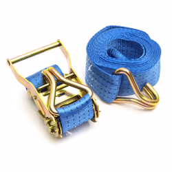 Heavy Duty Ratchet Straps 3m x 50mm Tie Down Secure Cargo 2000kg Car