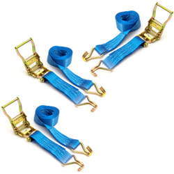 Heavy Duty Ratchet Straps 3m x 50mm Tie Down Secure Cargo 2000kg Trailer x3