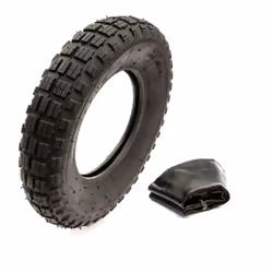 Heavy Duty Tyre & Inner Tube 4.00-8 6 Ply Knobbly Tread 400-8 Wheelbarrow Wheel