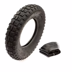 Heavy Duty Tyre & Inner Tube 4.00-8 6 Ply Knobbly Tread 400-8 Launch Trolley