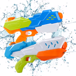 2 Pack Large Water Gun Kids Long Range Blaster Pistol Children Parties Toy Guns
