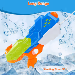 2 Pack Large Water Gun Kids Long Range Blaster Pistol Children Parties Toy Guns