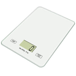 Digital Kitchen Scales LCD Electronic Display - White