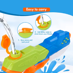 Large Water Gun Kids Long Range Pistol Summer Toy Guns Party Children 2 Pack